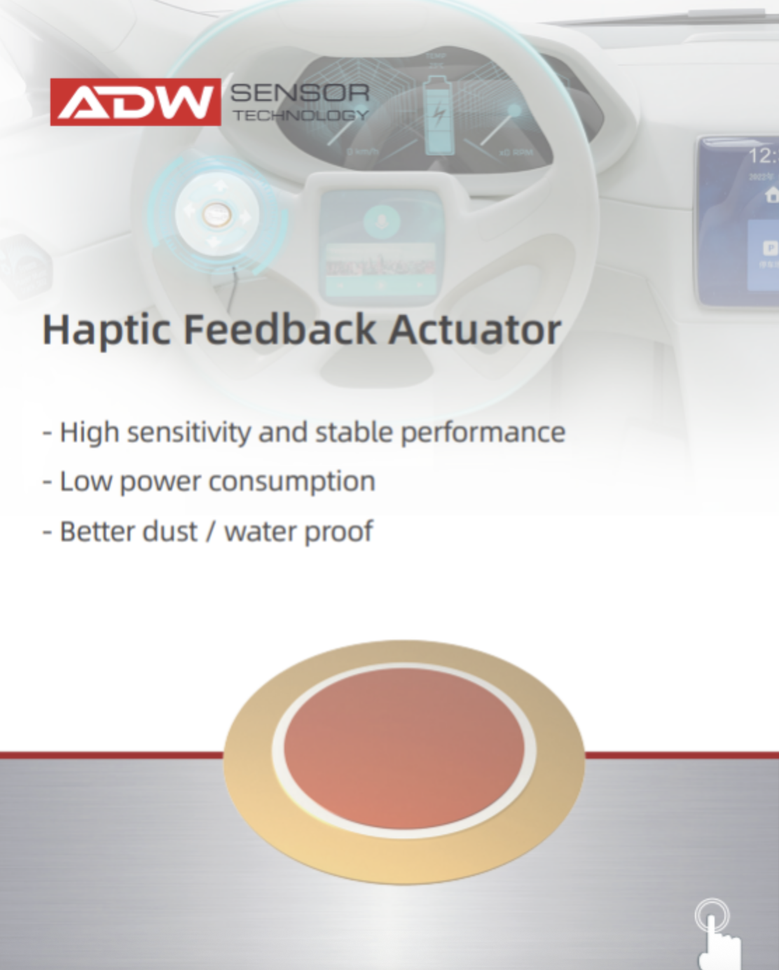 Haptic Feedback Actuator: Precision Tactile Response Powered by Piezoelectricity