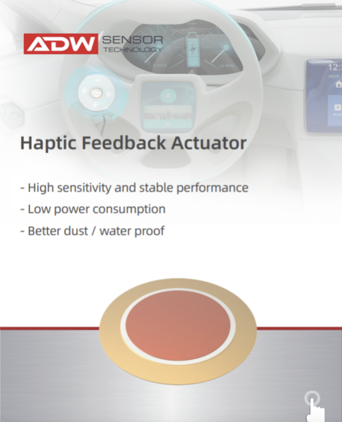 Haptischer Feedback-Aktuator: Präzise taktile Rückmeldung auf Basis piezoelektrischer Technologie