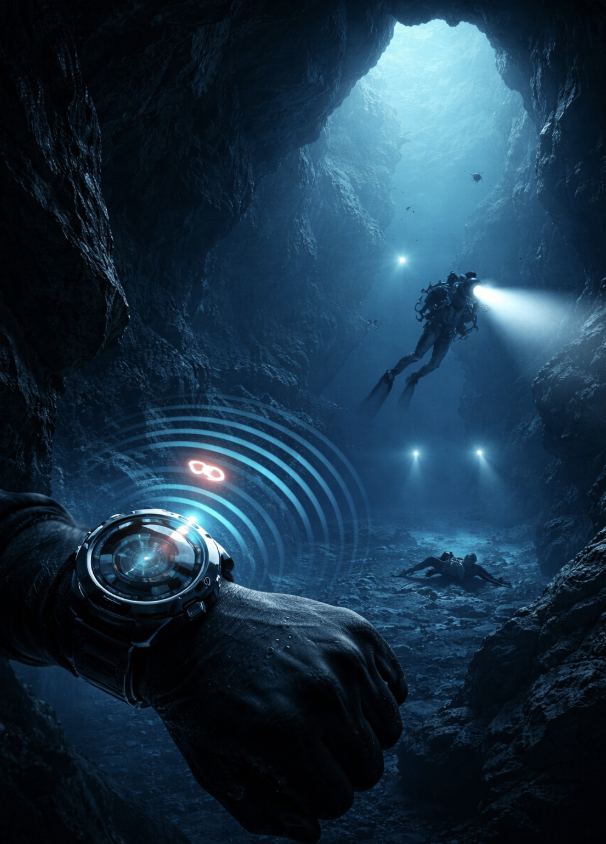Unterwasserrettung mit Smartwatches