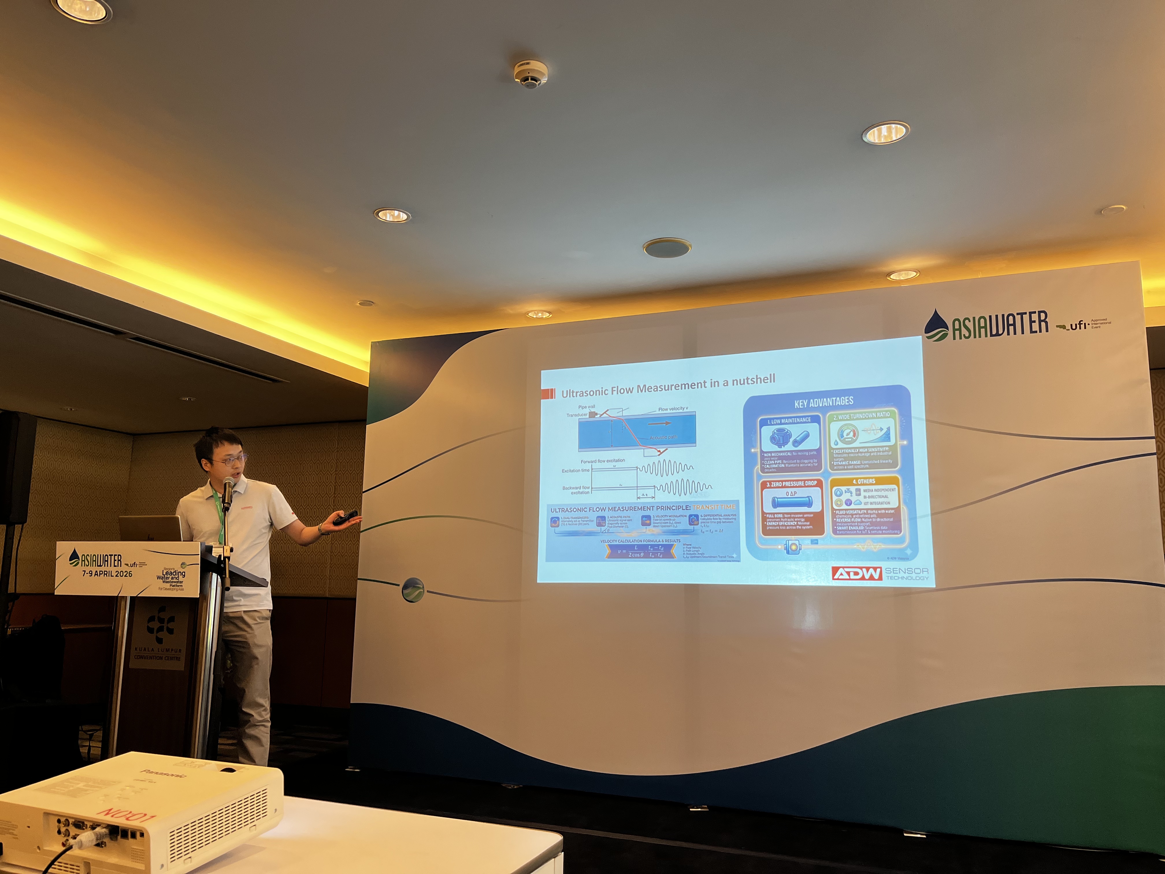 ADW hält Keynote auf der ASIA WATER 2026 und analysiert die Entwicklung der Flüssigkeits-Durchflussmesstechnik